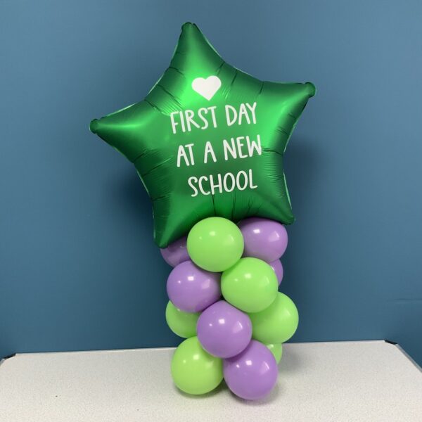 Back-to-School Air-Filled Mini Tower Balloon