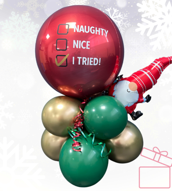 Christmas Personalised Nice List Balloon