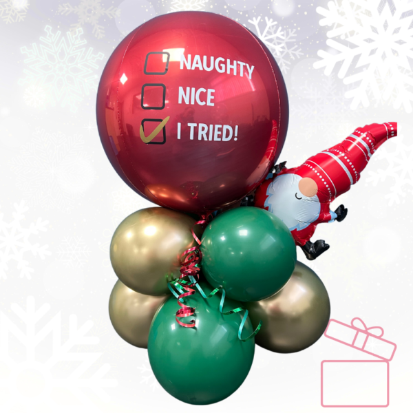 Christmas Personalised Nice List Balloon