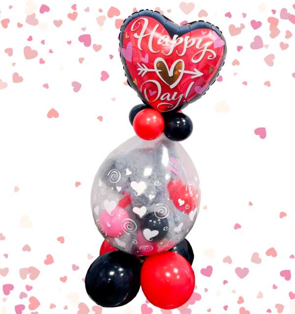 Heartfelt Surprise: Valentine's Day Stuffed Balloon Gift