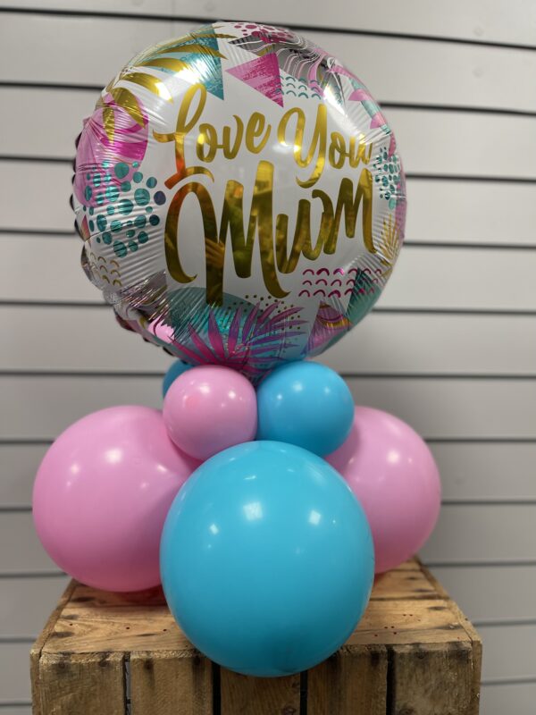 Mum's Day Delight: Basic Table Balloon - Perfect Mother's Day Decor!