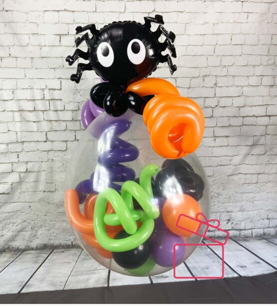 Halloween Pop & Drop 18" Latex Balloon with Candy-Filled Mini Balloons